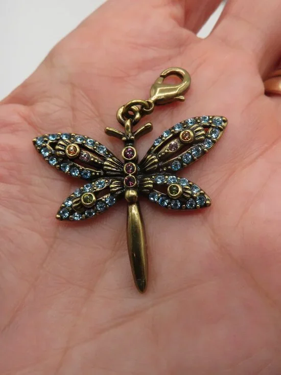 Heidi Daus Swarovski Crystals Dragonfly Charm - Picture 7 of 8
